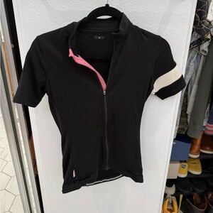 Rapha Black and Pink Women's Cycling Top